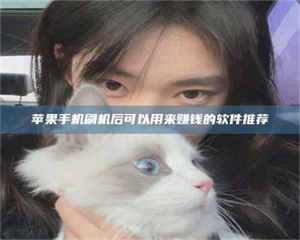 昌乐苹果手机刷机后可以用来赚钱的软件推荐 第1张